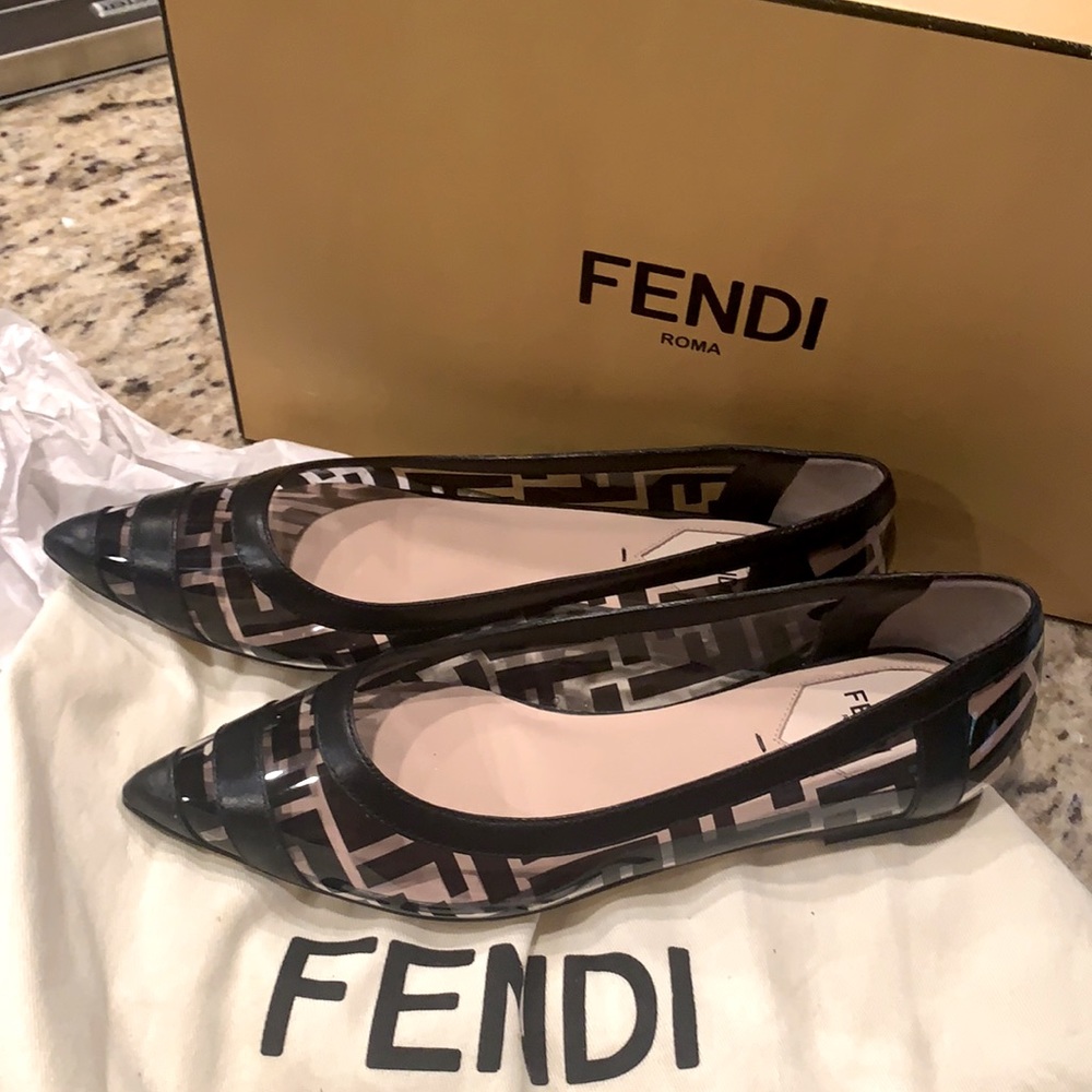 Authentic Fendi Flats